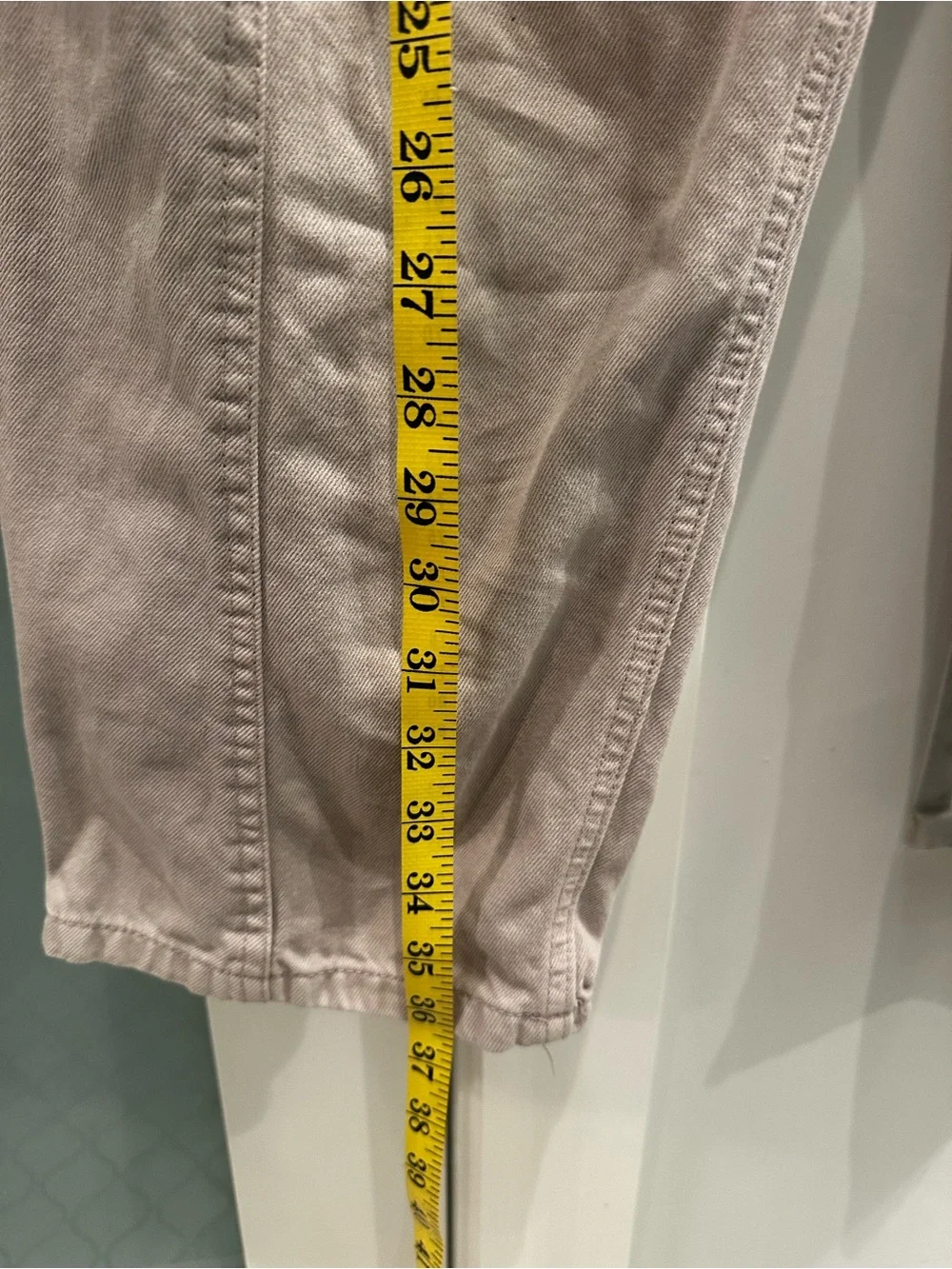 Scotch & Soda Lavender Drawstring Utility Barrel Jeans Sz Small